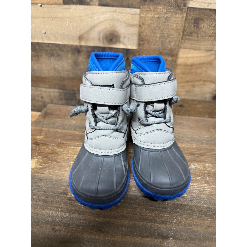 Sperry Harbor Boot A/C Toddler Boys Grey Blue Winter Duck Boots Size 8M - Picture 4 of 6